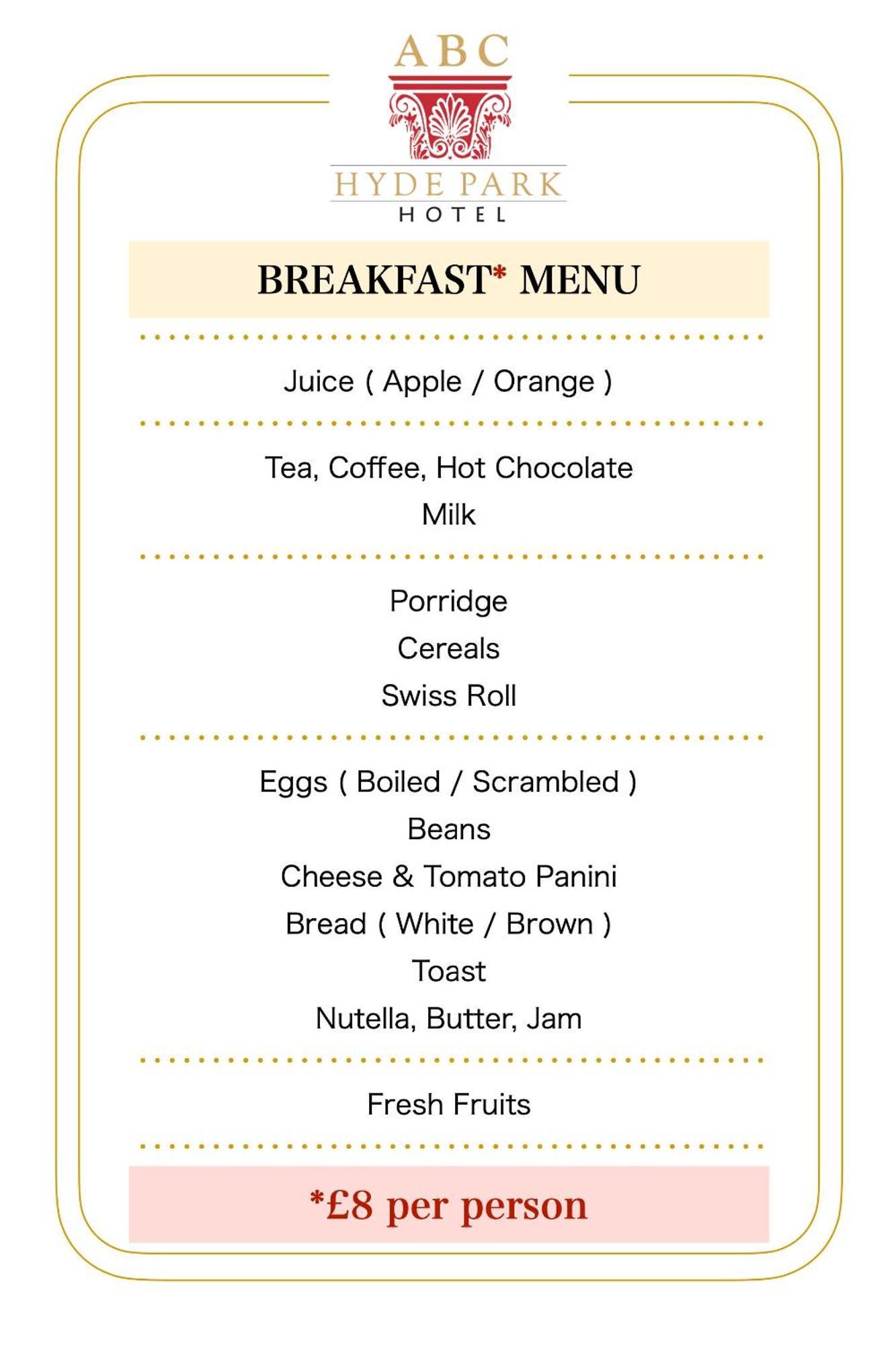 Abc Hyde Park Hotel London Ngoại thất bức ảnh